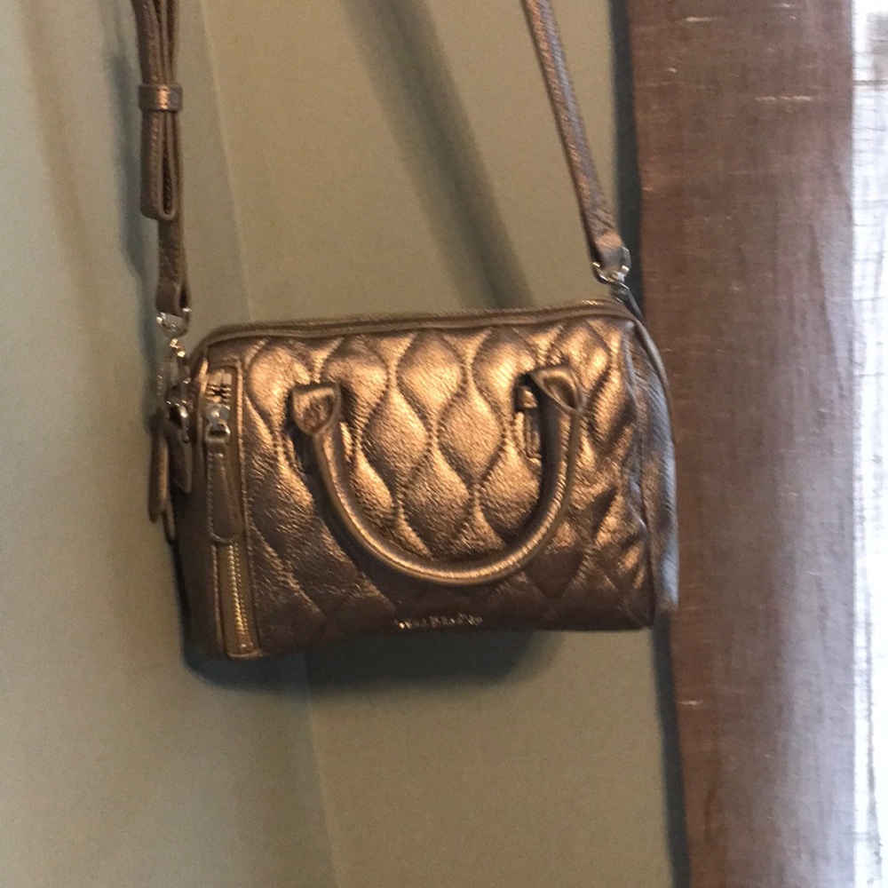 Vera Bradley Quilted Mini Marlo leather crossbody